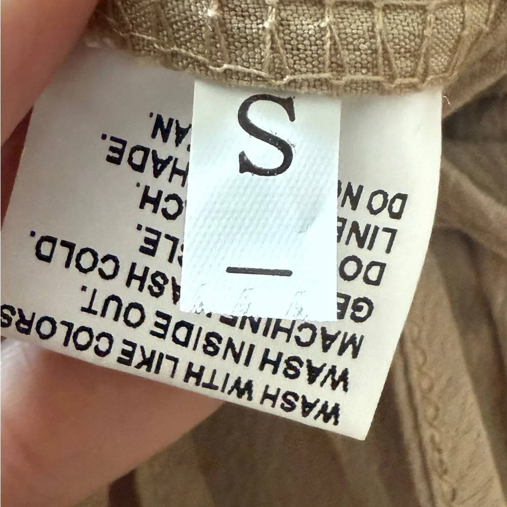 NWOT Women’s Tan Wide Leg Casual Bohemian Pants! S/M - Picture 6 of 7